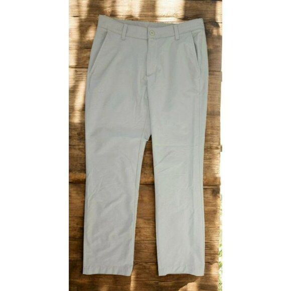 Under Armour Mens Khaki Stretch Fit Performance Pants 32X30 - Picture 1 of 9